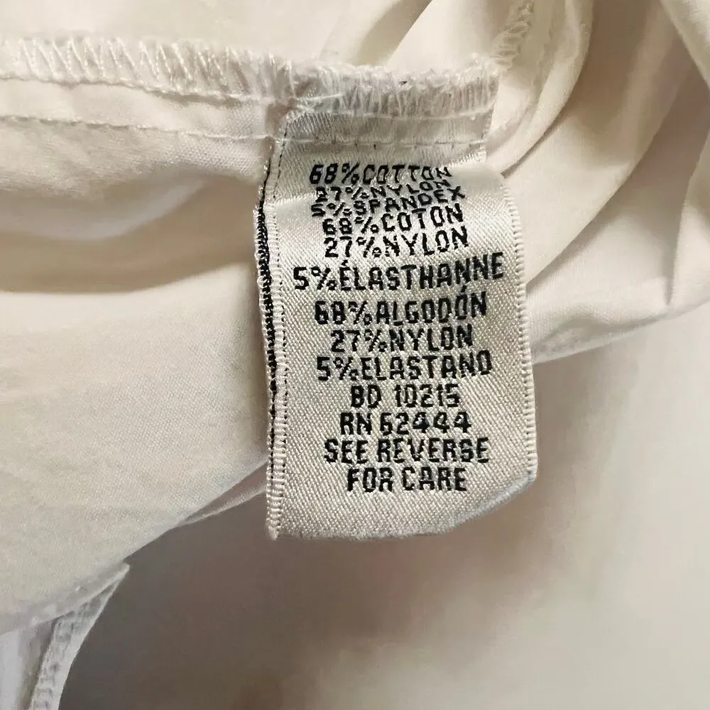 Nicole Miller Lexi. Light Pink Hi Low Button Up Top Size Small - Picture 7 of 12